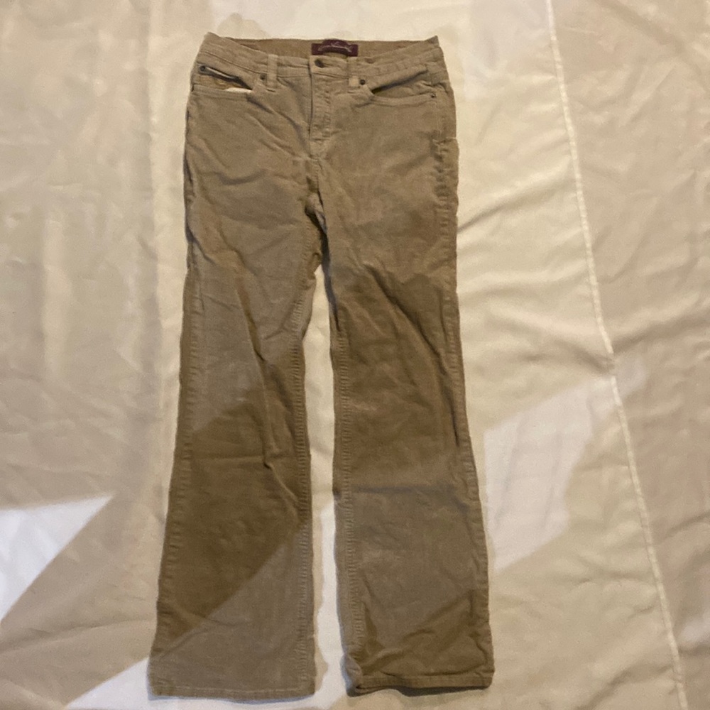 Gloria Vanderbilt corduroy jeans tan
